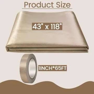 Dingbaayee Faraday Fabric for EMF Protection and Privacy