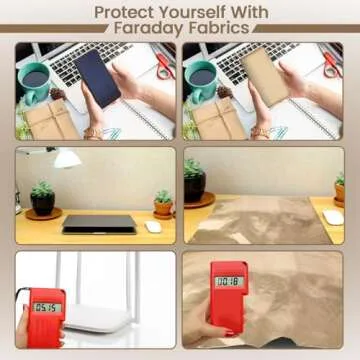 Dingbaayee Faraday Fabric for EMF Protection and Privacy