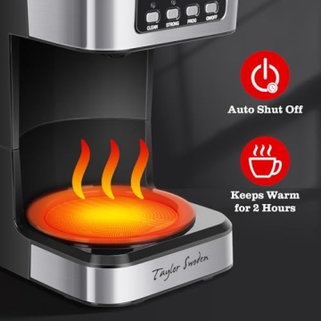 Taylor Swoden 12-Cup Programmable Coffee Maker for Every Home
