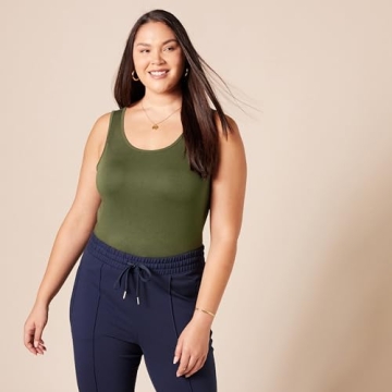 Amazon Essentials Women’s Slim-Fit Tank, Pack of 2
