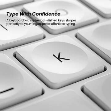 Nulea RT05 Ergonomic Wireless Keyboard with Backlight