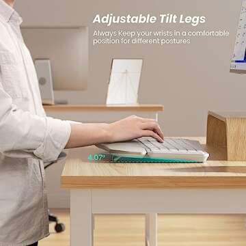 Nulea RT05 Ergonomic Wireless Keyboard with Backlight