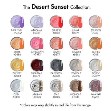 Drizzle Beauty Dip Powder Nail Kit Starter, 20 Colors Fall Winter Dipping Powder Set with Manicure file Brush for DIY Salon Nail Art, No UV/LED Lamp Needed.