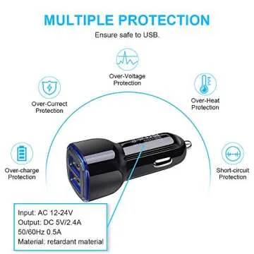 Car Charger for Samsung Galaxy A21 A11 A51 A20 A01 A10E A9 A50 A71 A15 5g A14 A13 A35 A53 A54 A55 A12 A52 A24 S25 S24 S23 FE S22 S21 S20 Ultra Note 20, Car Charger Adapter, Type C Fast Charging Cable