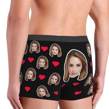 Custom Boxer Shorts for Men with Personalized Faces