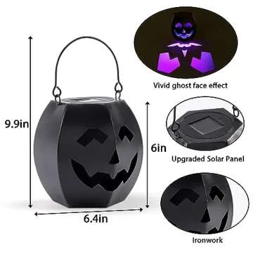 Cute Halloween Solar Lanterns for Outdoor Decoration
