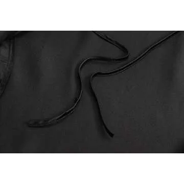 ExpressBuyNow Women's Satin Kimono Bridal Robe in Black