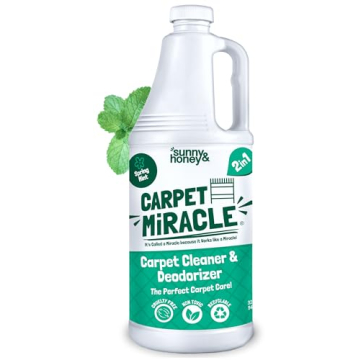 Sunny & Honey Carpet Miracle - Carpet Cleaner Shampoo - Deep Stain Remover & Odor-Deodorizing Formul...