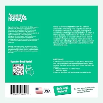 Sunny & Honey Carpet Miracle Shampoo - Deep Stain Remover