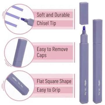 Mr. Pen- Aesthetic Highlighters, 8 pcs, Chisel Tip, Assorted Colors, Cute Highlighters Assorted Colors, Bible Highlighters and Pens No Bleed, No Bleed Highlighters for Bible Pages No Bleed