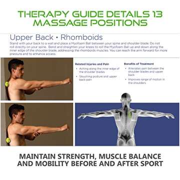 Ultimate Body Press Massage Balls – 5”, 4” & 2.75” with High or Medium Rebounding Myofoam Core, Perfect for Muscle Recovery & Trigger Point Relief