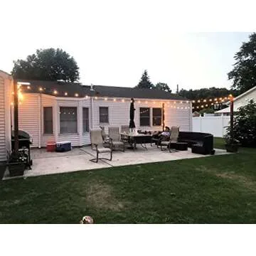 Newpow 48ft LED Globe String Lights for Decor