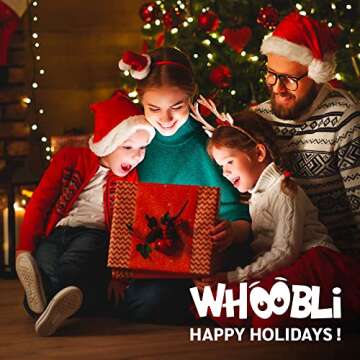 Whoobli Punching Bag for Kids Incl Boxing Gloves | 3-10 Years Old Adjustable Kids Punching Bag with Stand | Boxing Bag Set Toy for Boys & Girls (Red Black)