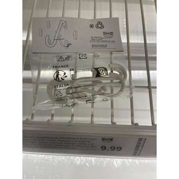 IKEA Steel,Epoxy/polyester Skadis Hook White / 5 Pack 203.208.02