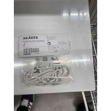 IKEA Steel,Epoxy/polyester Skadis Hook White / 5 Pack 203.208.02