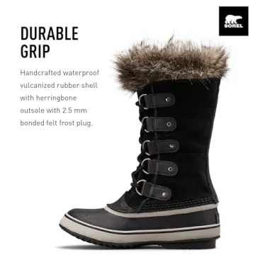 Sorel Women's Black Winter Boots Size 8 for Comfort