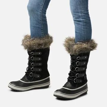 Sorel Women's Black Winter Boots Size 8 for Comfort