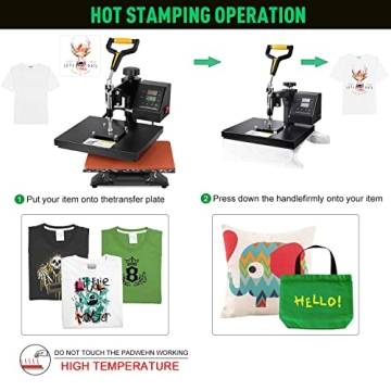 Slendor 12x10 Heat Press Machine for T Shirts