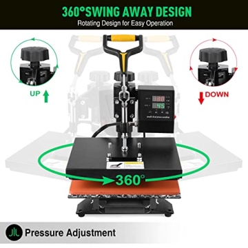 Slendor 12x10 Heat Press Machine for T Shirts