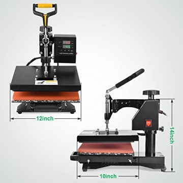 Slendor 12x10 Heat Press Machine for T Shirts