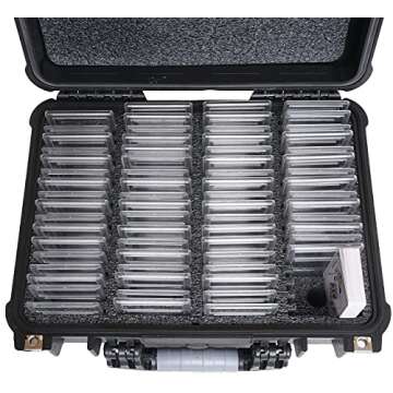 Case Club 72-132 Graded Card Slab Carrying Case- Fits PSA/BGS/FGS/ & More Graded Slabs - Sports/Trad...