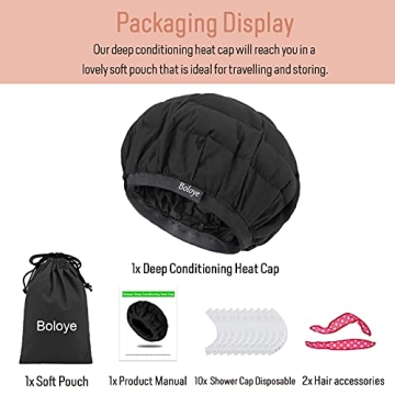 Flaxseed Deep Conditioning Heat Cap - Safe & Universal