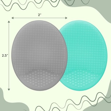 Gentle Silicone Cradle Cap Bath Brushes for Babies