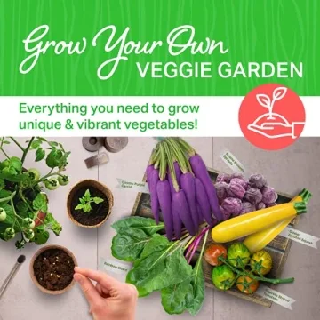 Funky Vegetable Garden Starter Kit with Unique Seed Varieties