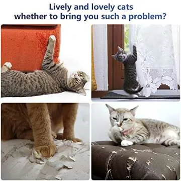 Adolug Cat Scratch Pad, Cardboard with Premium Reversible Textures Design, Corrugated and Zero Odor Scratcher with Catinp and Mini Toy(3PCS)