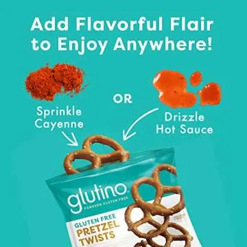 Glutino Gluten Free Pretzel Twists, Gluten Free Snacks, 1 oz. 8-Count (Packaging May Vary)