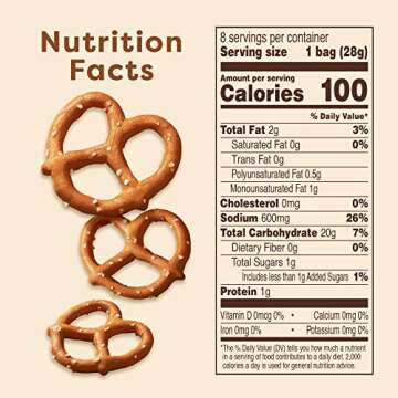 Glutino Gluten Free Pretzel Twists, Gluten Free Snacks, 1 oz. 8-Count (Packaging May Vary)
