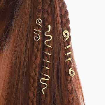 23 Piece Hair Beads Set for Unique Stylish Braids