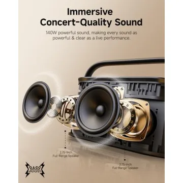 Portable Karaoke Machine with Screen and Mics