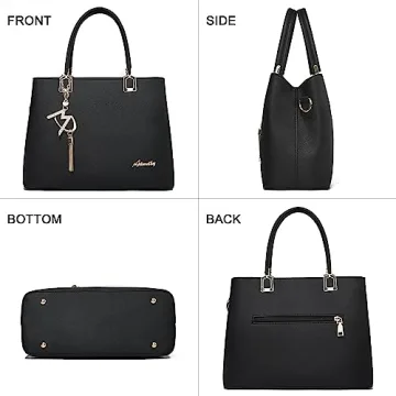 Light Pink Designer Satchel Tote Bag for Women