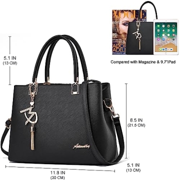 Light Pink Designer Satchel Tote Bag for Women