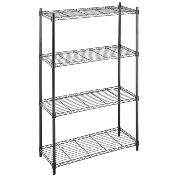 Whitmor 4-Tier Supreme Shelves - Metal Storage Shelves - Durable & Heavy Duty Shelf - Easy Assembly ...