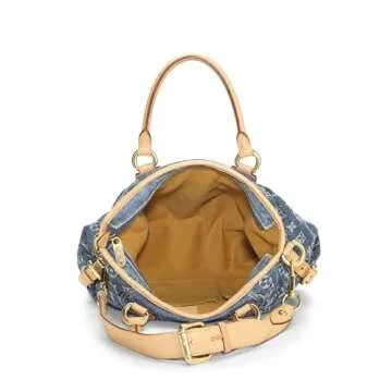 Louis Vuitton Pre-Loved Blue Denim Monogram Neo Cabby MM