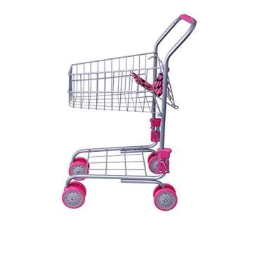 Click N’ Play Kids Shopping Cart with Food, Play Grocery Cart for Kids with 23 Pieces, Toddler Sho...