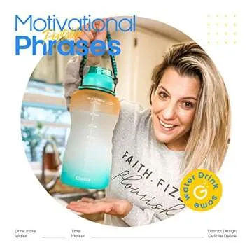 Giotto 1 Gallon Motivational Water Bottle - Perfect for Hydration