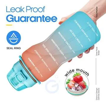 Giotto 1 Gallon Motivational Water Bottle - Perfect for Hydration