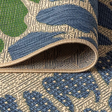 JONATHAN Y Zinnia Modern Floral Rug - Easy Clean 8x10