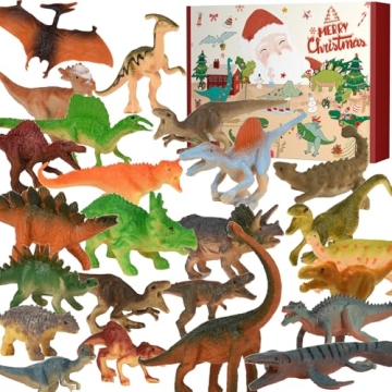 Advent Calendar 2024 - Kids Dinosaur Countdown Surprise Toys