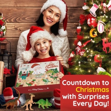 Dinosaur Advent Calendar for Kids - 2024 Countdown Gift
