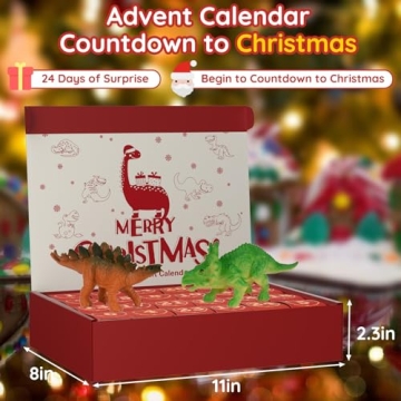 Dinosaur Advent Calendar for Kids - 2024 Countdown Gift
