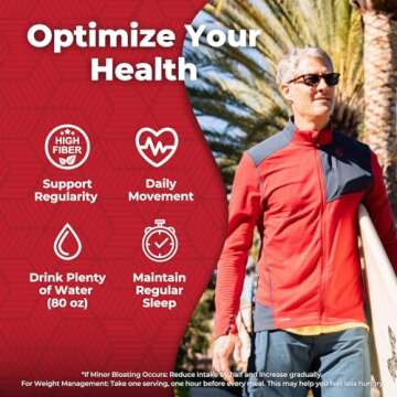 Health Plus, Psyllium Husk, 12 oz, 48 Servings - Natural Detox, Daily Dietary Fiber Supplement, Constipation Relief, Gentle Gut Cleanse, Keto Baking