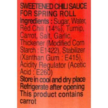 Thai Sweetened Chili Sauce - Perfect for Spring Rolls