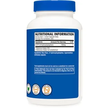 Nutricost 5-HTP 100mg Vegetarian Capsules - Non-GMO & Gluten Free