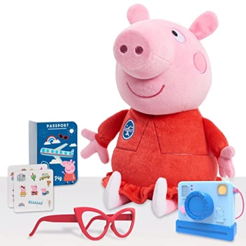 Peppa Pig 13.5-Inch Plushie with Light Up Camera