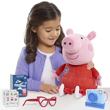 Peppa Pig 13.5-Inch Plushie with Light Up Camera