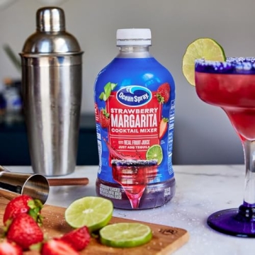 Ocean Spray Strawberry Margarita Mixer for Perfect Cocktails